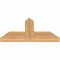 Ekena Millwork Portland Timber Gable Bracket, Western Red Cedar, 36"W x 18"H x 3 1/2"D x 5 1/2"F, 12/12 Pitch GBW036X18X0406POR00SWR - alternate 4